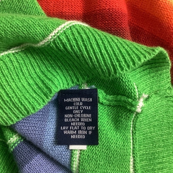 Linen Blend 3/4 Sleeve Blouse Top Sz Small - Picture 8 of 9